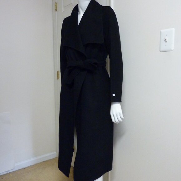 Soia & Kyo Britta-U Double Face Wool Wrap Coat - Picture 10 of 13